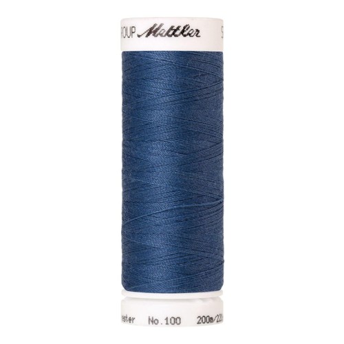 Fil à coudre Universal Mettler "Seralon“ - 200m - col. 351/Smoky Blue
