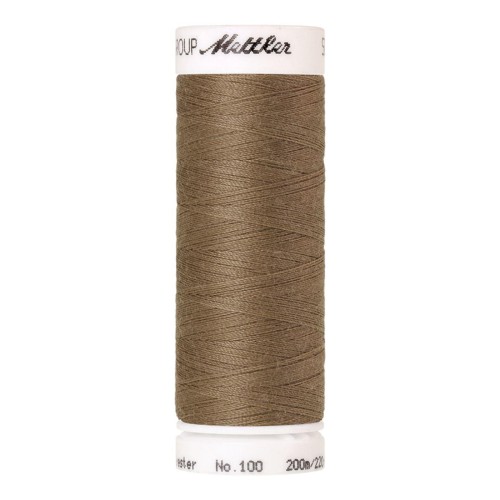 Fil à coudre Universal Mettler "Seralon“ - 200m - col. 380/Dried clay