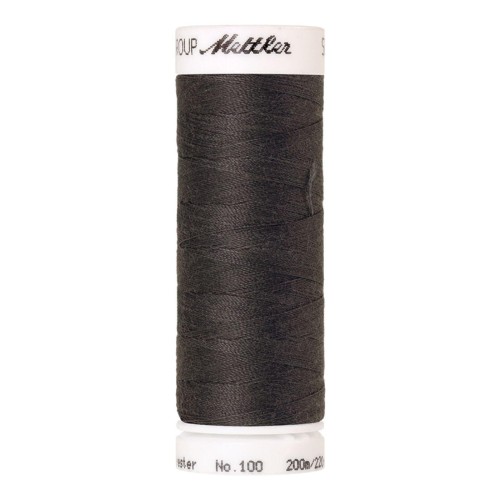 Filo per cucire Universal Mettler "Seralon“ - 200m - col. 416/Dark Charcoal