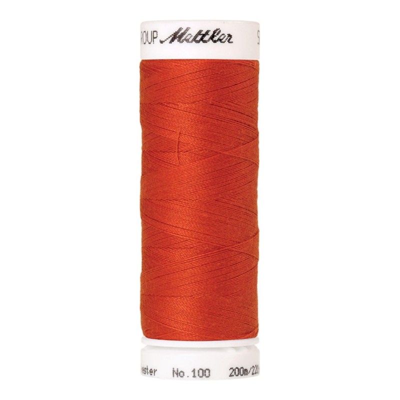 Fil à coudre Universal Mettler "Seralon“ - 200m - col. 450/Paprika
