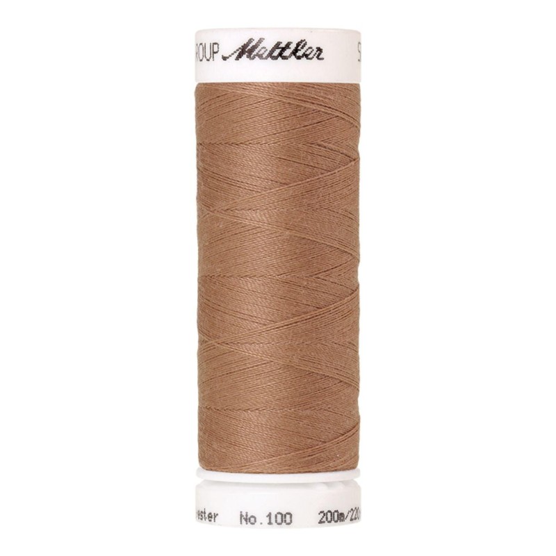 Fil à coudre Universal Mettler "Seralon“ - 200m - col. 512/Taupe