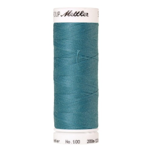 Fil à coudre Universal Mettler "Seralon“ - 200m - col. 611/Blue-green Opal