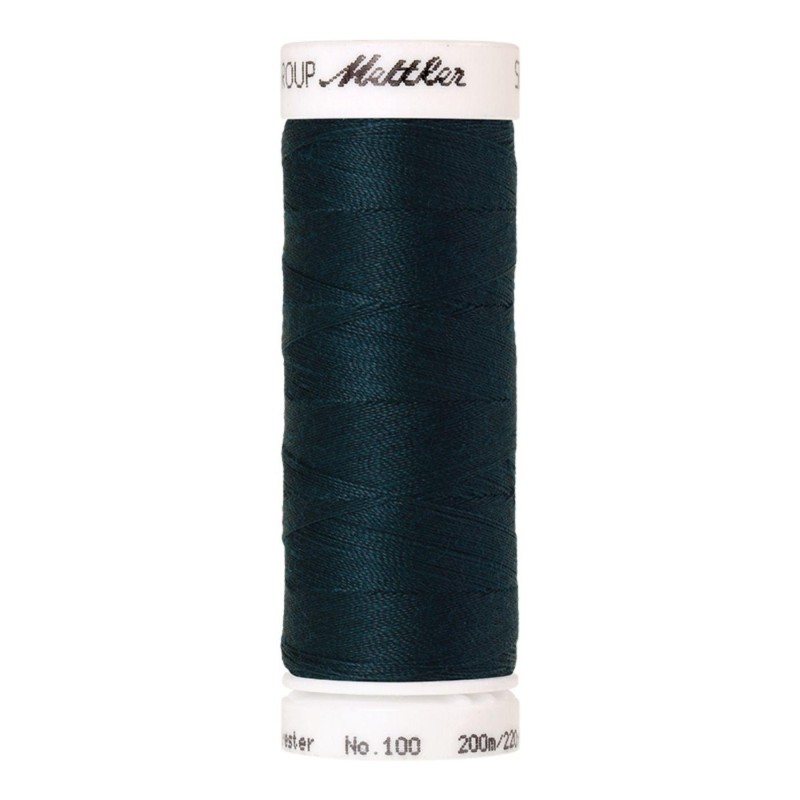 Nähgarn Universal Mettler "Seralon“ - 200m - col. 763/Dark Greenish Blue