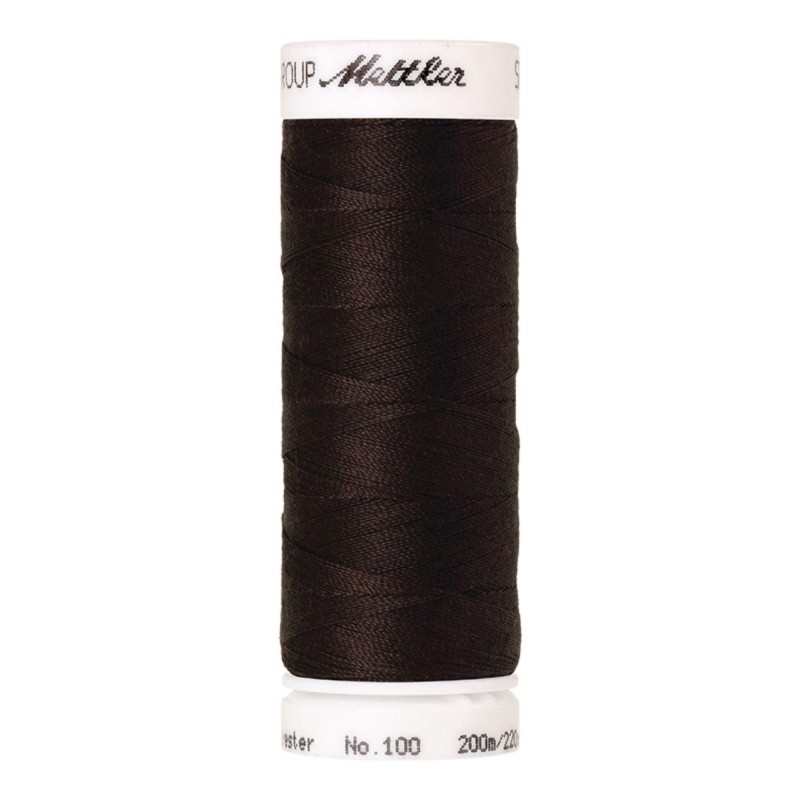 Filo per cucire Universal Mettler "Seralon“ - 200m - col. 1002/Very Dark Brown