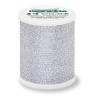 Filo da cucito effetto metallico Madeira “Glamour 12” 200m – col. 3042/Platinium