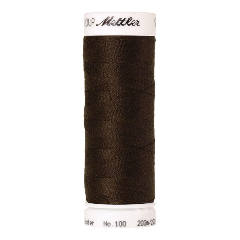 Fil à coudre Universal Mettler "Seralon“ - 200m - col. 1048/Dark Amber