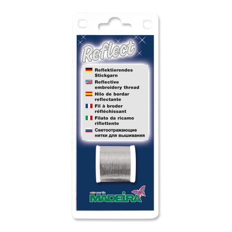Filo riflettente Madeira “Reflect” 100m silver