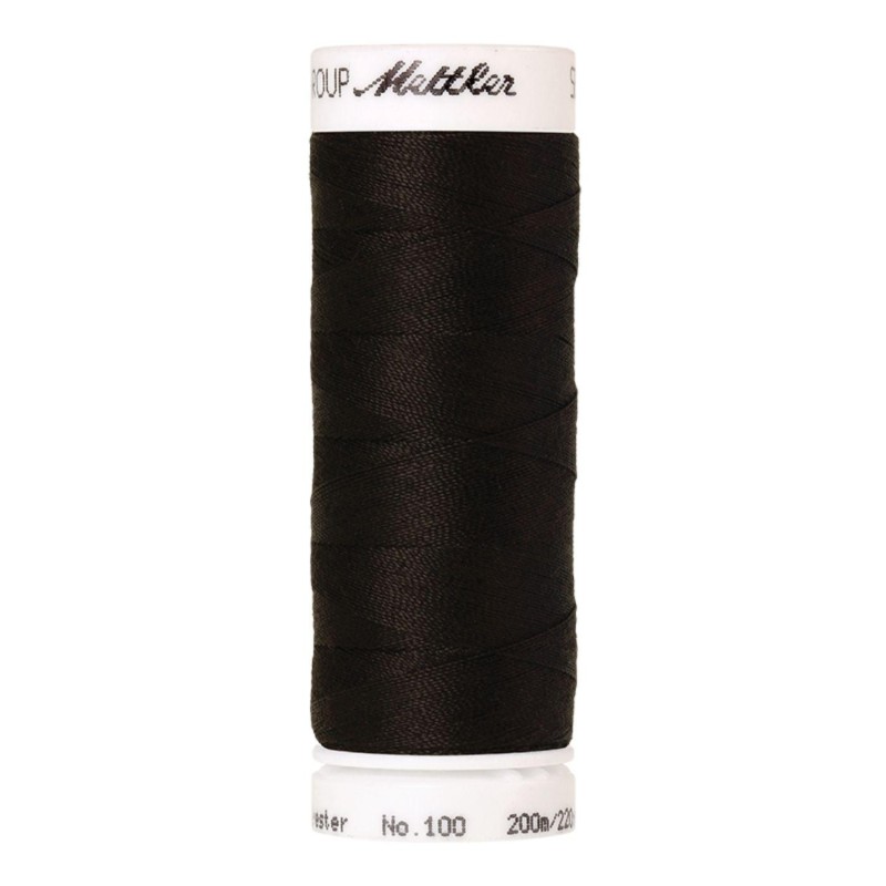 Fil à coudre Universal Mettler "Seralon“ - 200m - col. 1050/Ebony