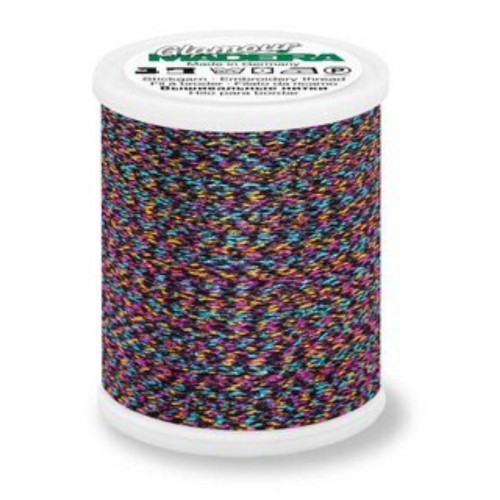 Filo da cucito effetto metallico Madeira “Glamour 12” 200m – col. 3290/Coral fish