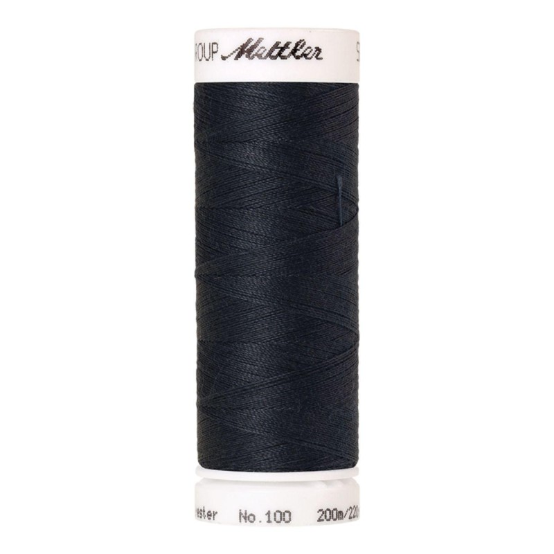 Filo per cucire Universal Mettler "Seralon“ - 200m - col. 1242/Drab Darkblue