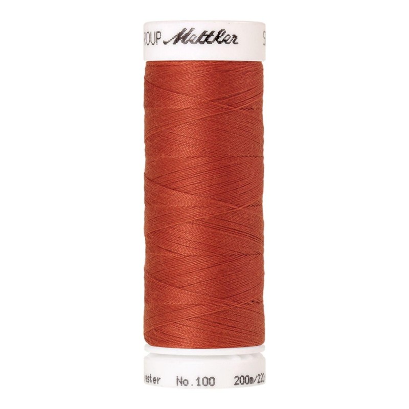 Fil à coudre Universal Mettler "Seralon“ - 200m - col. 1288/Reddish Ocher