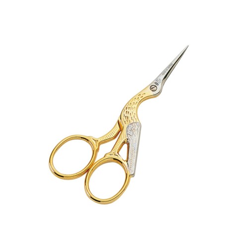 Forbici Optima Cicogna dorate 9 cm