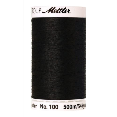 Filo per cucire Universal Mettler "Seralon“ - 500m - col. 4000/Black