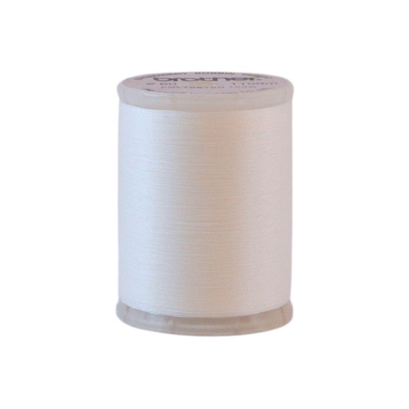 Bobina filo da ricamo inferiore Brother, 1100m, bianco