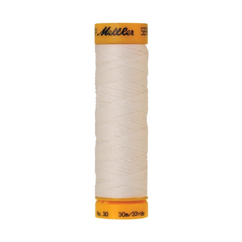 Filo per cucire Cordonnet Mettler "Seralon“ - 30m - col. 1000/Eggshell