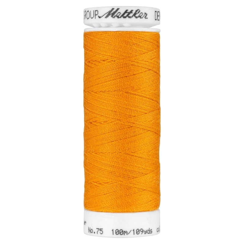 Fil à coudre Jeans Mettler "Denim Doc“ - 100m - col. 122/Pumpkin