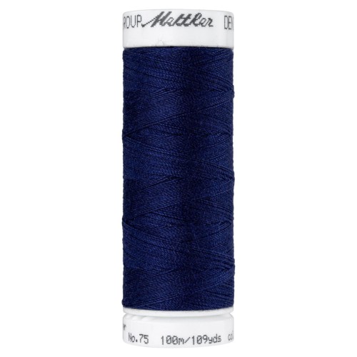 Fil à coudre Jeans Mettler "Denim Doc“ - 100m - col. 3561/Night blue