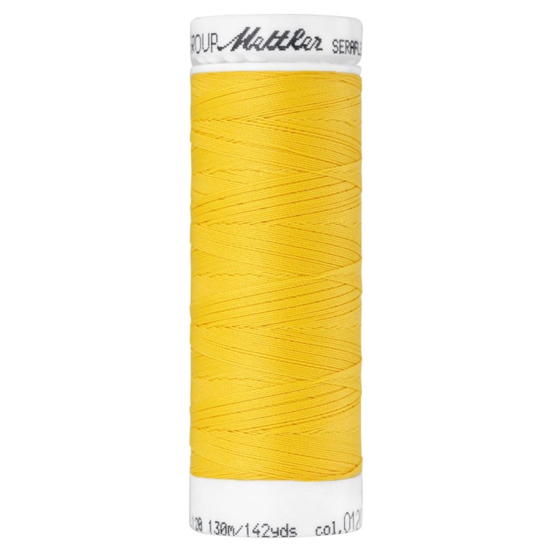 Filo per cucire stretch Mettler "Seraflex“ - 130m - col. 120/Summersun