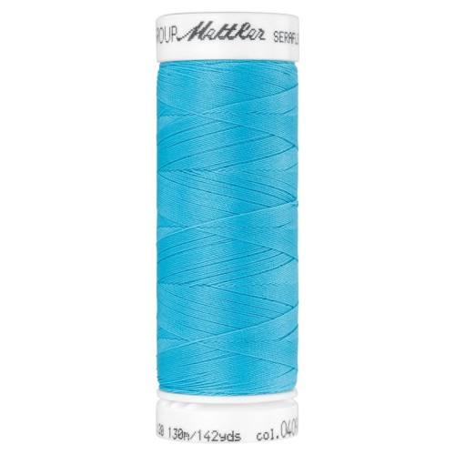 Nähgarn dehnbar Mettler "Seraflex“ - 130m - col. 409/Turquoise