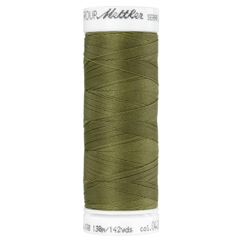 Nähgarn dehnbar Mettler "Seraflex“ - 130m - col. 420/Olive Drab