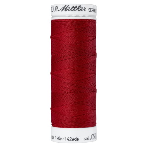Nähgarn dehnbar Mettler "Seraflex“ - 130m - col. 504/Country Red