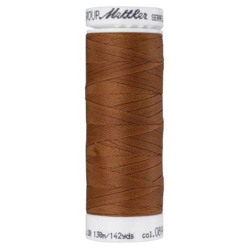 Nähgarn dehnbar Mettler "Seraflex“ - 130m - col. 899/Bronze