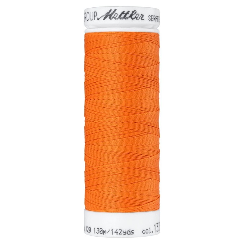 Filo per cucire stretch Mettler "Seraflex“ - 130m - col. 1335/Tangerine