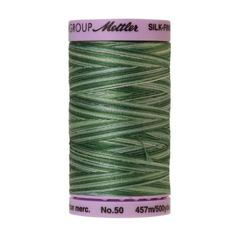Filo per cucire Multicolore Mettler "Silk-Finish“ - 457m - col.  9819/Spruce Pines