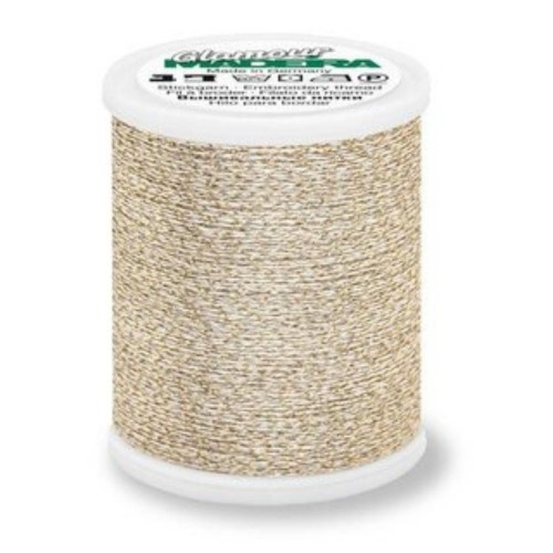 Nähgarn Metalleffekt Madeira “Glamour 12” 200m – col. 3022/Gold dust