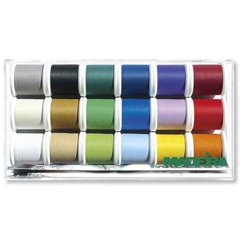 Boîte fil de broderie "Frosted Matt" - 18x200m