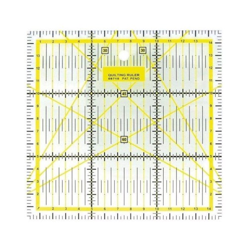 Quilting Lineal 15 x 15 cm / Règle de quilting 15 × 15 cm
