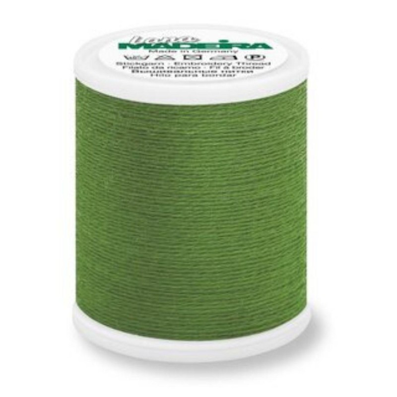 Filo da cucito effetto lana Madeira “Lana 12” 200m – col. 3940/Dark Avocado