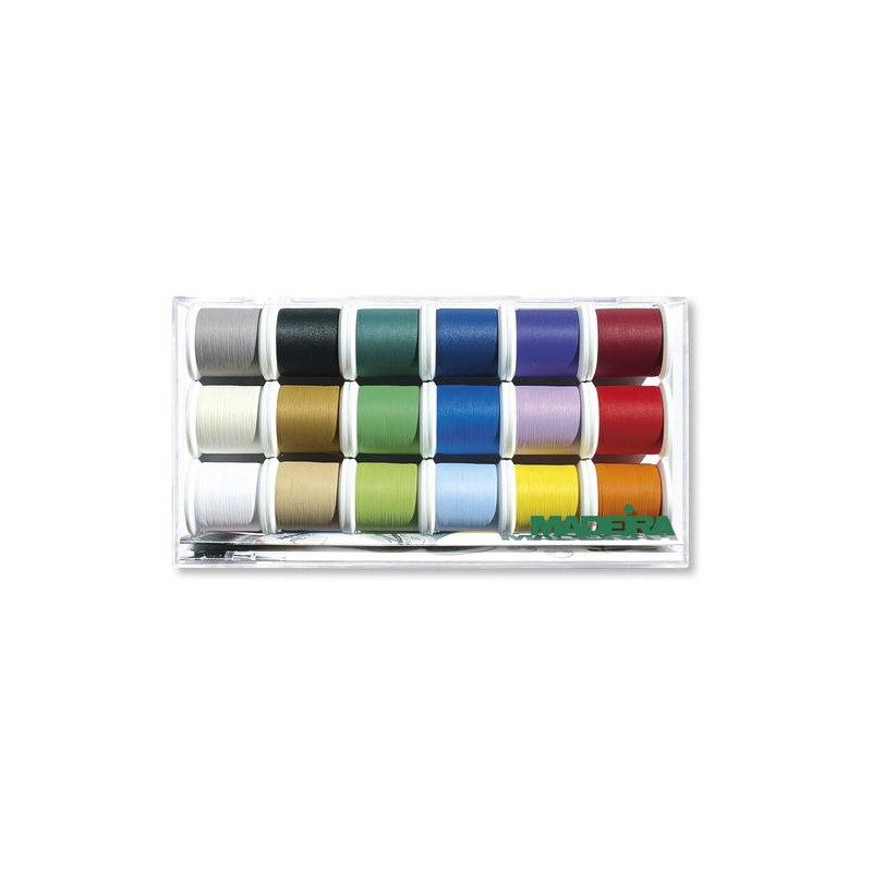 Boîte fil de broderie "Frosted Matt" - 18x200m