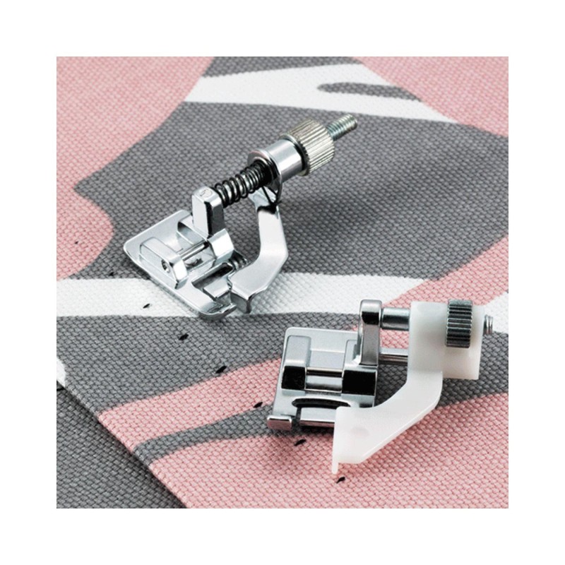Pied pour couture invisible réglable, Pied pour bords, dentelles