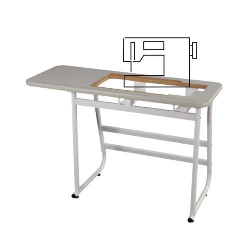 Table de couture avec plateau