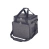 Borsa per Overlock con motivo trapuntato grigio (compatibile con trolley)