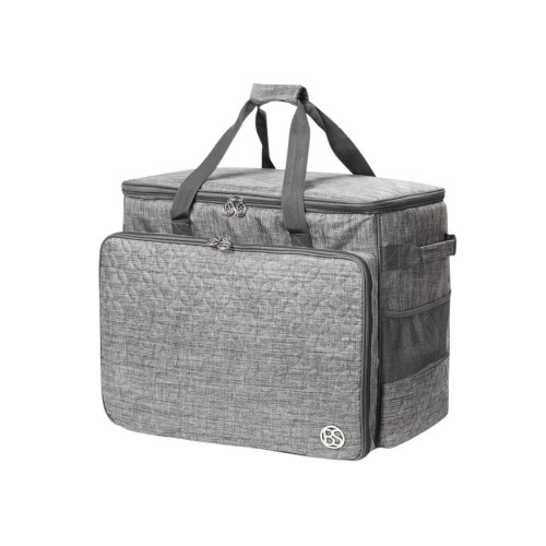 Sac pour machine à coudre BabySnap XL gris – Sac de transport rembourré, noir