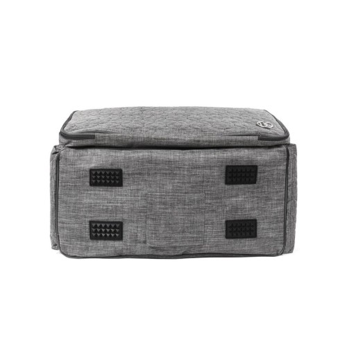 Sac pour machine à coudre BabySnap XL gris – Sac de transport rembourré, noir