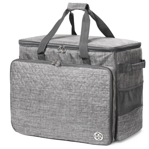 Borsa per macchina da cucire BabySnap XL grigio – Borsa da trasporto imbottita, nero