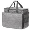 Borsa per macchina da cucire BabySnap XL grigio – Borsa da trasporto imbottita, nero