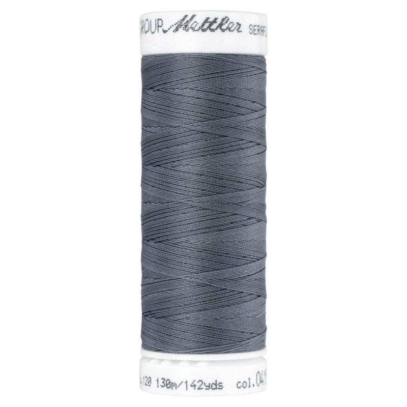 Filo per cucire stretch Mettler "Seraflex“ - 130m - col. 415/Old Tin