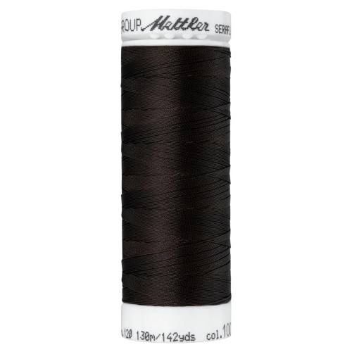 Fil à coudre stretch Mettler "Seraflex“ - 130m - col. 1002/Very Dark Brown