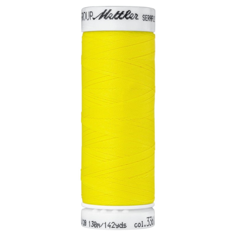 Fil à coudre stretch Mettler "Seraflex“ - 130m - col. 3361/Lemon