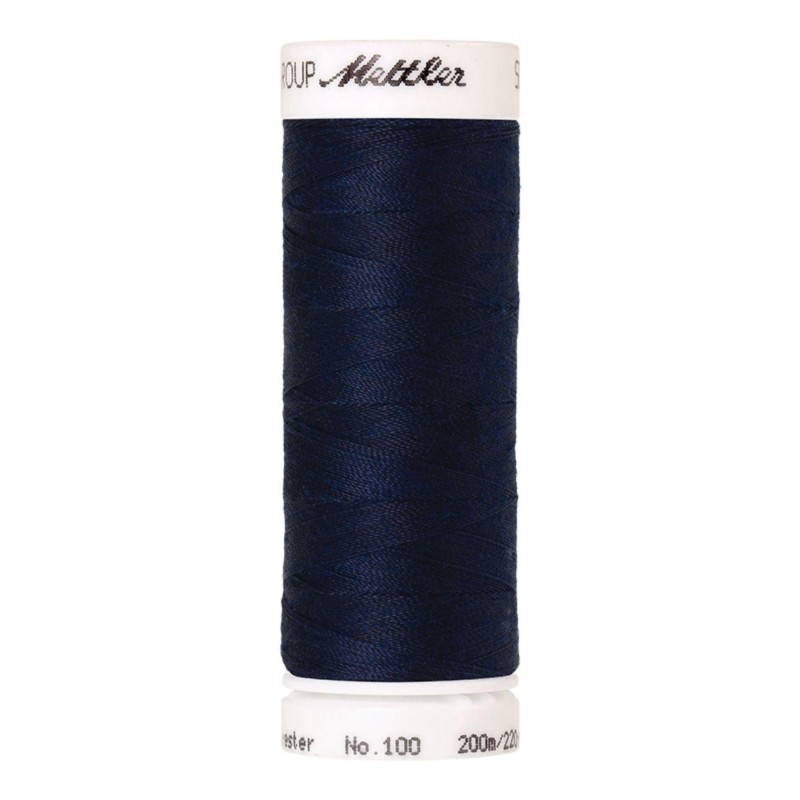 Fil à coudre Universal Mettler "Seralon“ - 200m - col. 1465/Midnight Blue