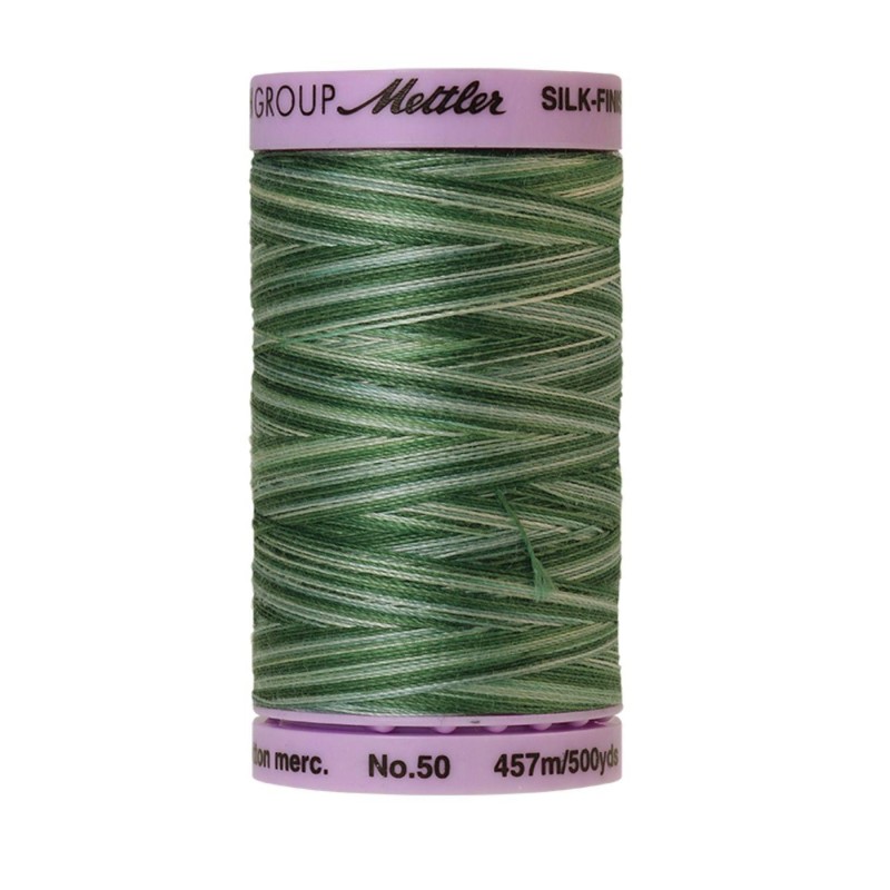 Fil à coudre Multicolore Mettler "Silk-Finish“ - 457m - col.  9819/Spruce Pines