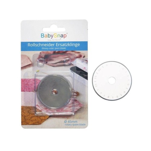 Lame de rechange BabySnap pour cutter rotatif 45 mm lisse