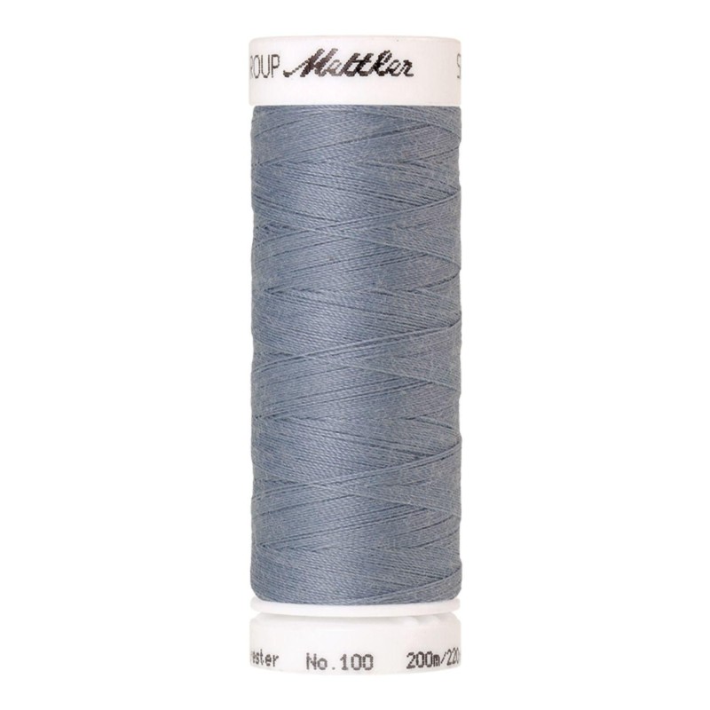 Fil à coudre Universal Mettler "Seralon“ - 200m - col. 42/Ash Blue