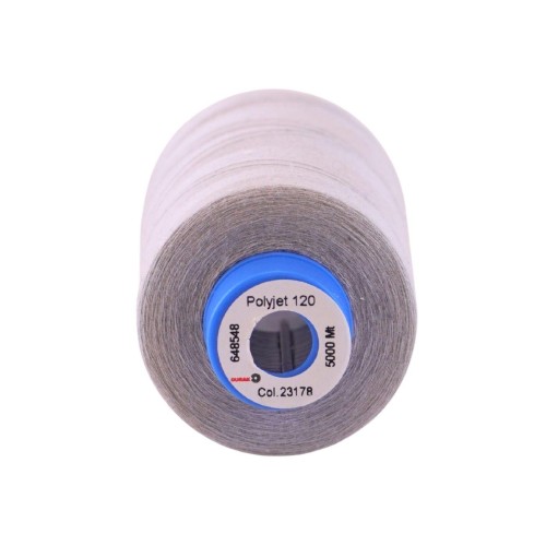Fil à coudre surjeteuse Durak “Polyjet 120” 5000m – col. 23178/Light silver