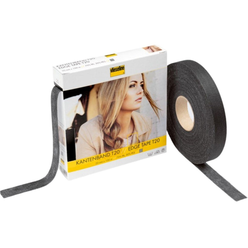 Kantenband, 20mm schwarz