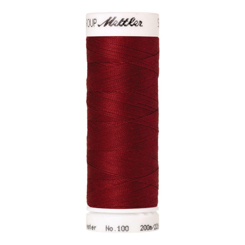 Filo per cucire Universal Mettler "Seralon“ - 200m - col. 105/Fire Engine